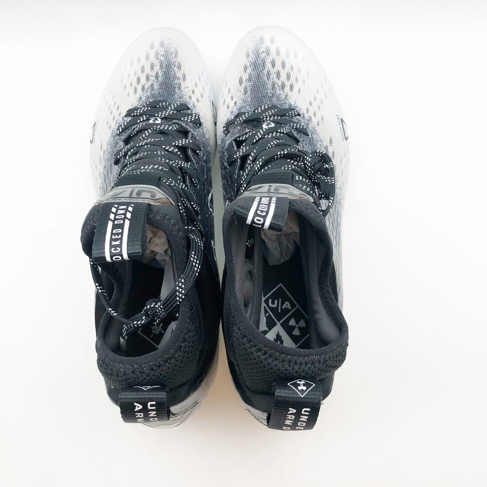 Under Armour Mens Spotlight Lux Mc 2.0 Football Cleats Size 10.5 Black NWOB - Picture 8 of 11